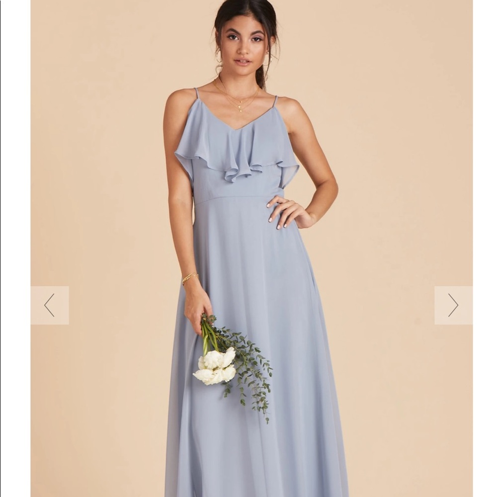 Birdy Grey Jane convertible dress in dusty blue chiffon